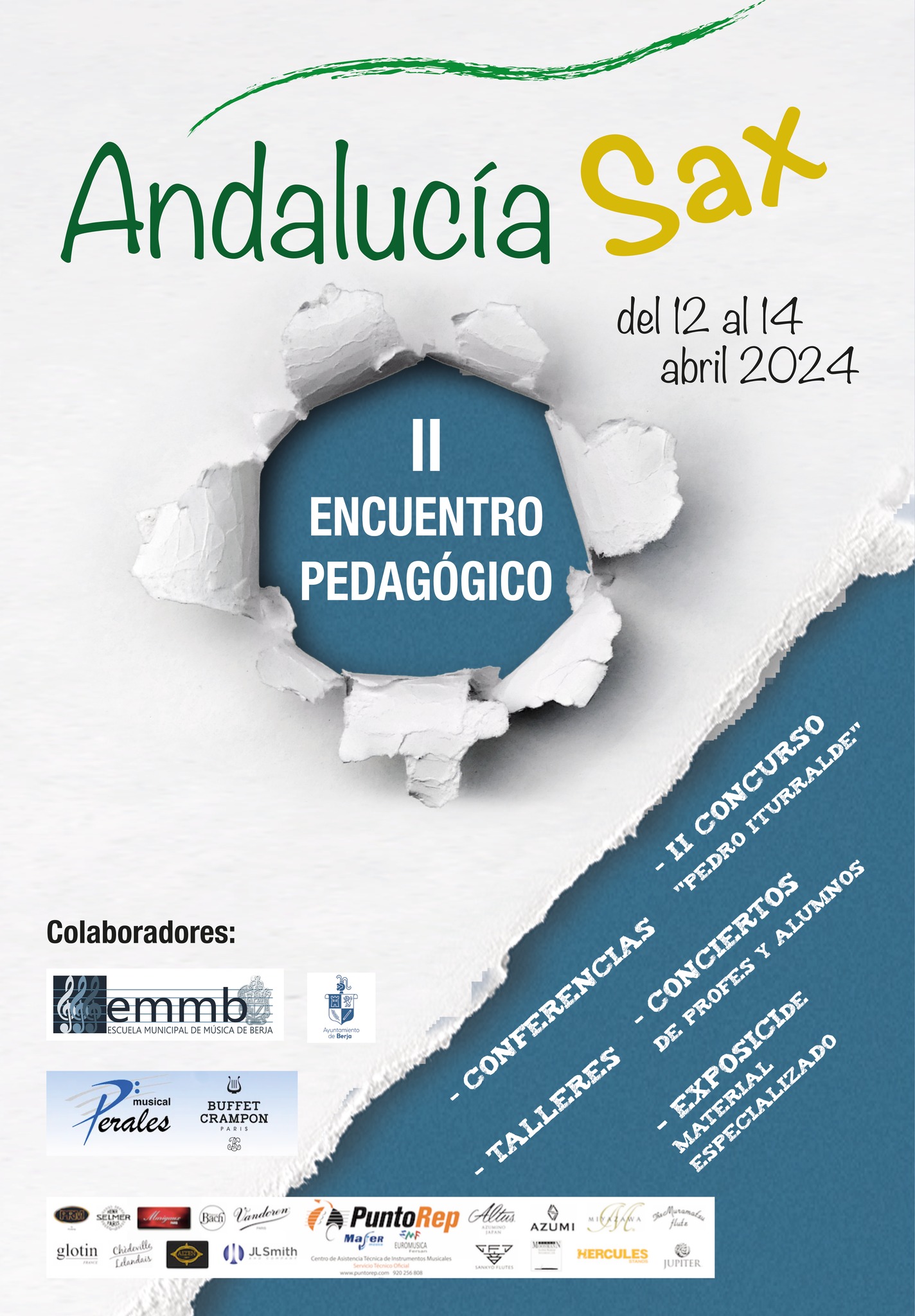 El II Encuentro ‘Andalucía Sax’ llega este fin de semana a Berja